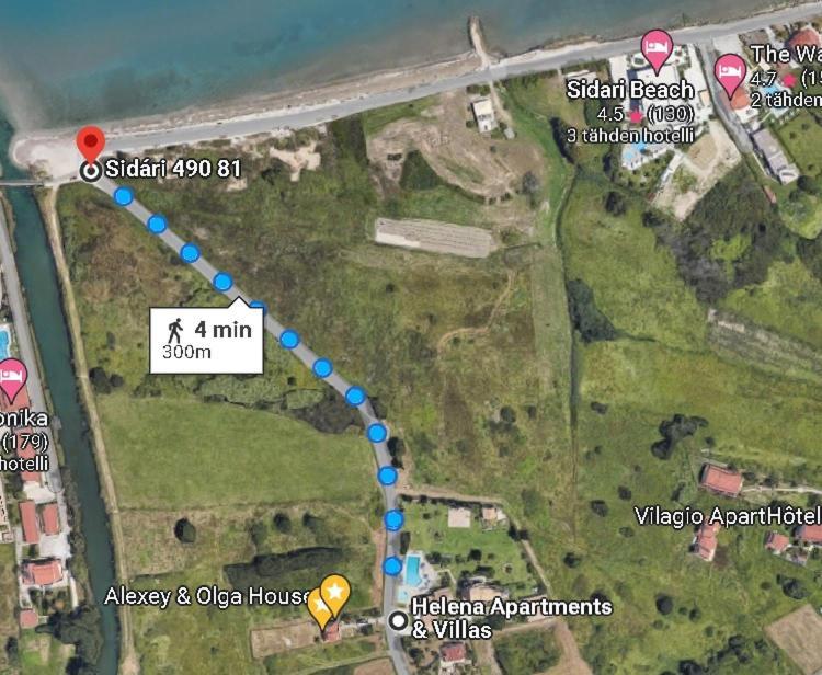 Beautiful Nearby Beach House With Garden, Private Pool And Large Yard Sidárion 외부 사진